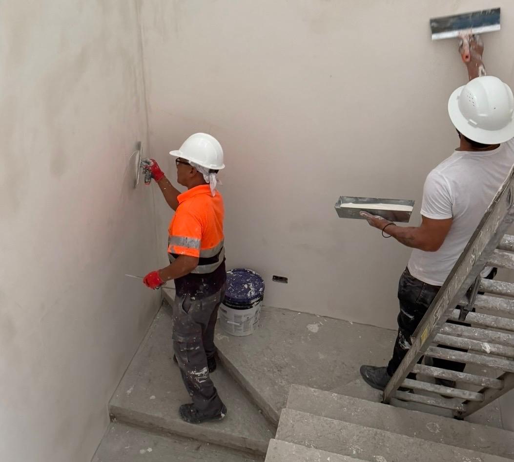 Acabado de pintura profesional